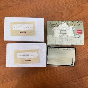 Recipe and Photo Box Set with Cards